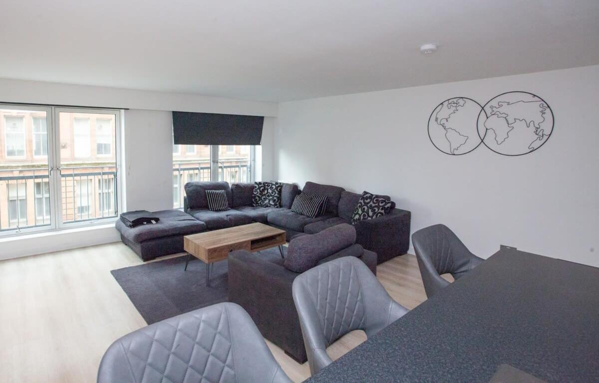 City Centre Apartment W Parking & Hyperoptic Wifi Glasgow Eksteriør billede